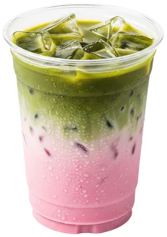 Iced Pink Matcha