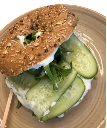 Za'atar Labneh Bagel