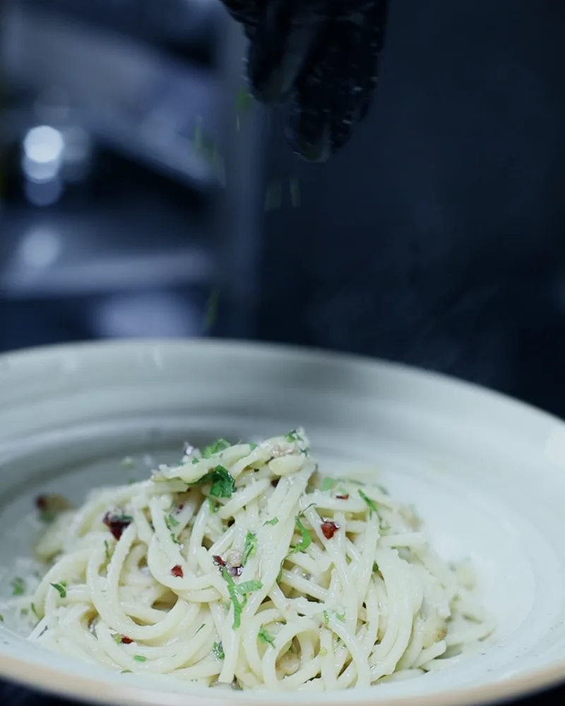 Pasta, tossed to order